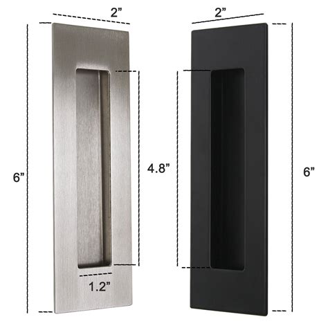 sliding door flush pull handles